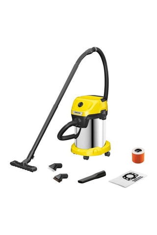 Aspirateur eau et poussière WD 3 S V-19/4/20 Suc. Br. Kit *EU - Filaire - Grade A - 1000 W - 19 l - 6 accessoires