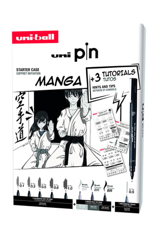 Coffret initiation Uniball Edition Manga - 12 pièces