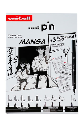 Coffret initiation Uniball Edition Manga - 12 pièces