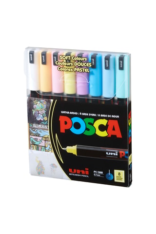 Set de 8 marqueurs PC-1MR Posca - 0,7 mm