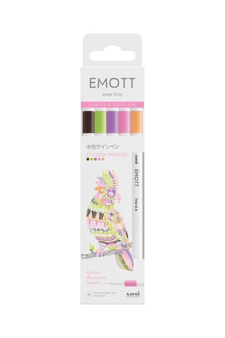 5 feutres Cocoon Paradise Emott - 0,4 mm