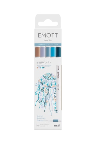 5 feutres Aquatic Purity Emott - 0,4 mm