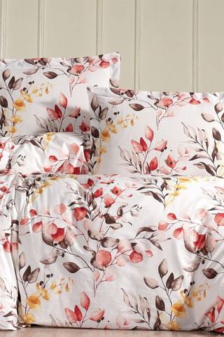 Parure de couette en coton 57 fils/cm² - Blanc