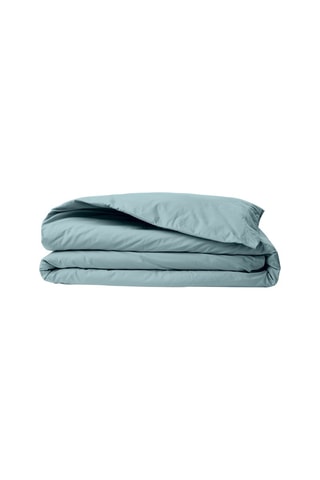 Housse de couette en coton renforcé 57 fils/cm² Tonne Mavie - Menthe