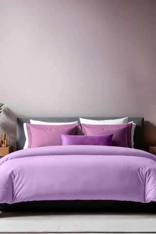 Housse de couette en coton renforcé 155 fils/cm² Tonne Viole - Violet