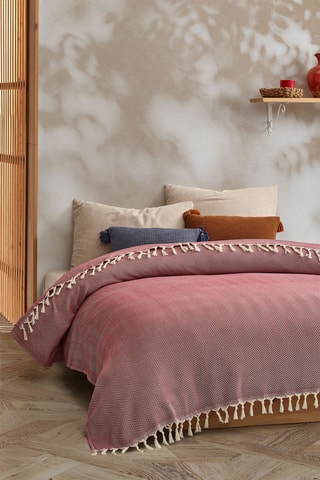 Couvre-lit - Rose