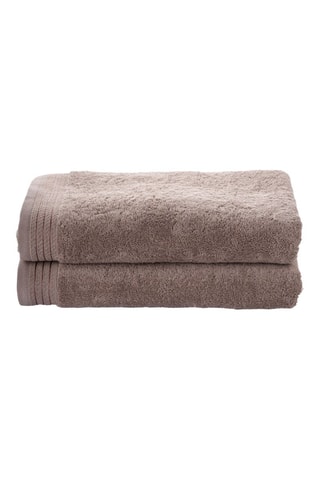 2 draps de douche Unceasing - Beige - 70 x 140 cm