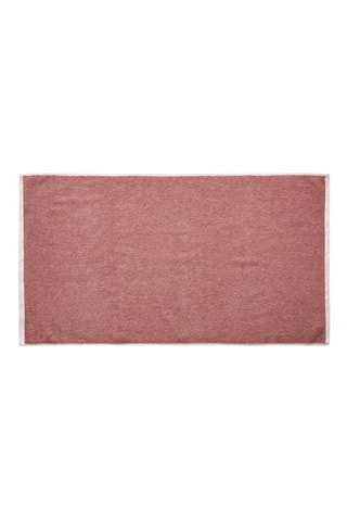 4 serviettes de toilette - Vieux rose - 50 x 90 cm