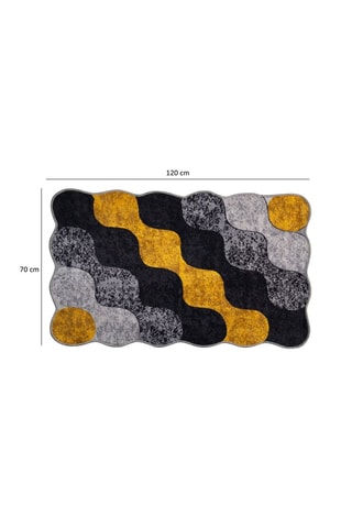 Tapis de bain - Jaune - 70 x​ 120 cm