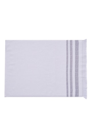 2 serviettes - Blanc - 50 x 85 / 70 x 140 cm