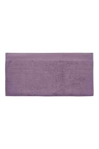 2 draps de douche - Violet - 70 x 140 cm
