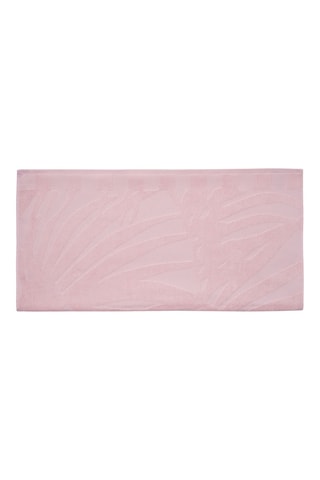 2 draps de douche - Rose - 70 x 140 cm