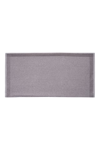 2 draps de douche - Gris - 75 x 155 cm