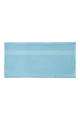2 draps de douche - Bleu - 70 x 140 cm