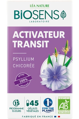 Activateur transit Bio - 45 gélules - Cure de 15 jours