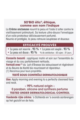 Crème onctueuse nourrissante Bio Mon Lait d'Ânesse - 50 ml