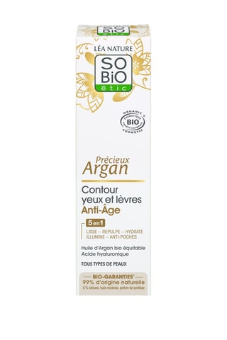 Contour yeux et lèvres anti-âge Bio Précieux Argan - 15 ml