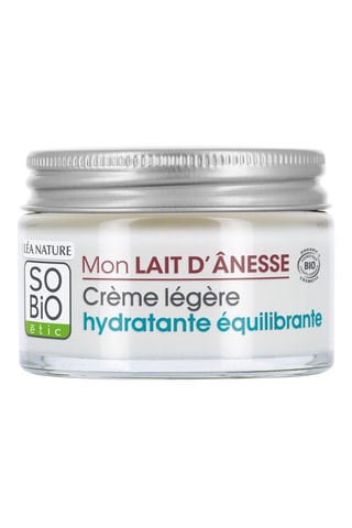 Crème légère hydratante équilibrante Mon Lait d'Anesse - Peaux normales à mixtes - 50 ml