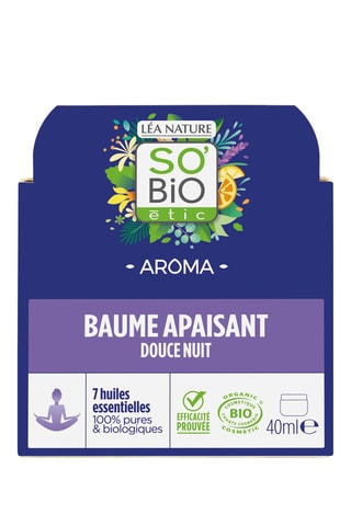 Baume apaisant douce nuit Bio - 40 ml