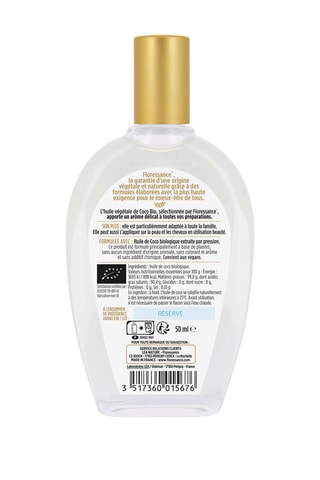Huile de coco bio Floressance® Bio - 50 ml