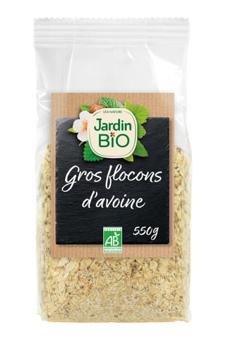 3 x Gros flocons d'avoine bio - 550 g