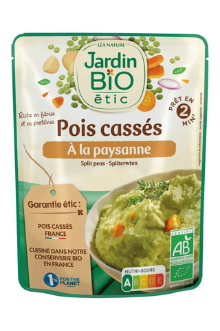 3 x Pois cassés à la paysanne bio 300 g