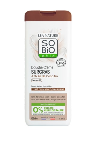 3 x Douche crème surgras Bio - Huile de coco bio - 650 ml