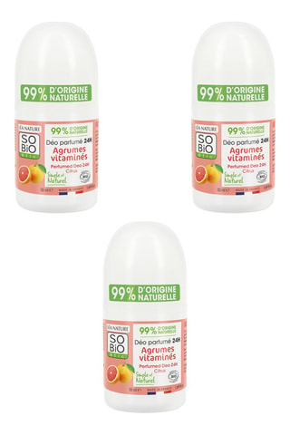 3 x Déodorant Parfumé Agrumes Vitaminés Simple et Naturel - 50 ml