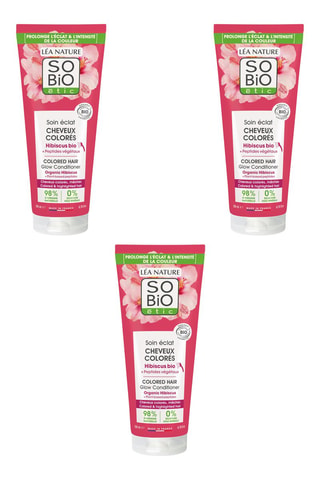 3 x Soin éclat cheveux colorés - 200 ml