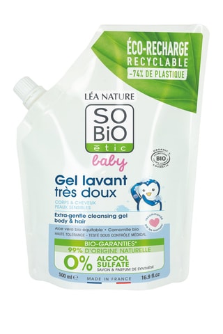 3 x Recharge gel lavant très doux Corps et cheveux - 500 ml
