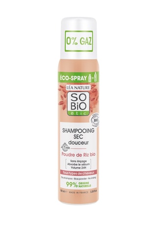 3 x Shampoing sec douceur poudre de riz bio - 100 ml