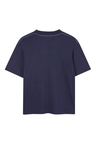 T-shirt relaxed - Bleu marine