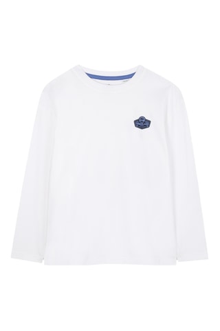 T-shirt relaxed - Blanc