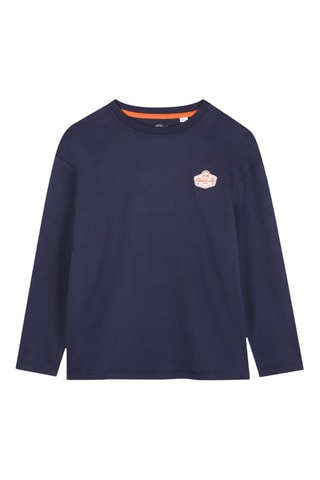 T-shirt relaxed - Bleu marine