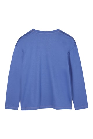 T-shirt relaxed - Bleu roi
