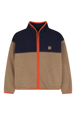 Polaire - Beige et bleu marine