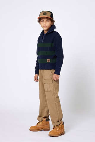 Pull - Bleu marine et vert