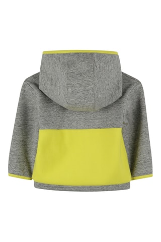 Sweat à capuche - Gris et jaune