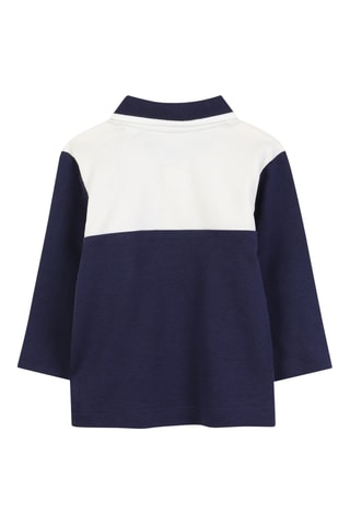 Polo - Bleu marine et blanc
