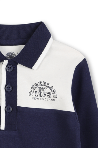 Polo - Bleu marine et blanc
