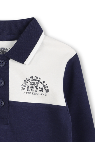Polo - Bleu marine et blanc