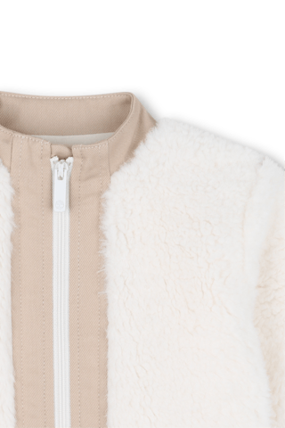 Gilet - Blanc et beige