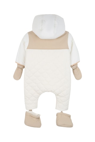 Combinaison - Beige et blanc