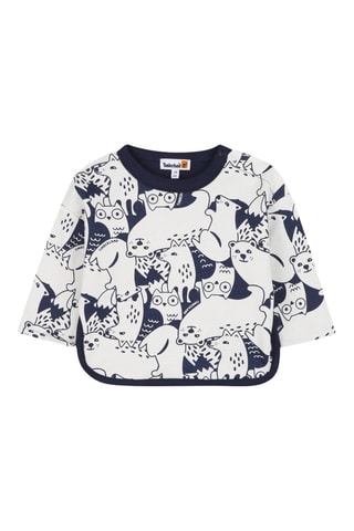 T-shirt et jogging - Blanc et bleu marine
