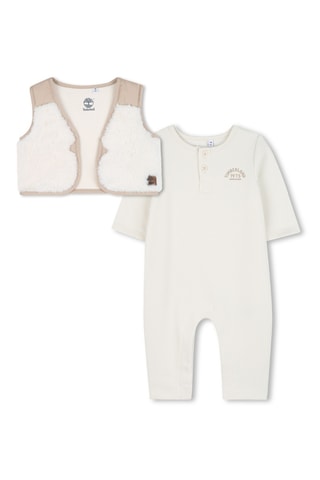 Dors bien et gilet sans manches - Blanc