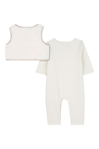 Dors bien et gilet sans manches - Blanc