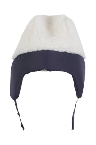 Chapka - Blanc et bleu marine