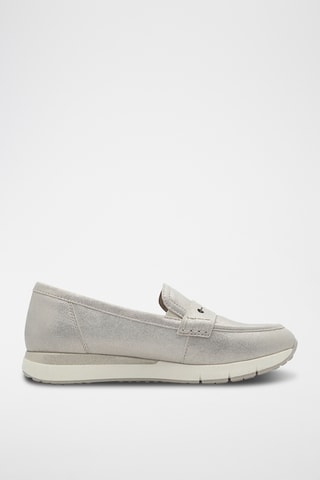 Mocassins en cuir - Gris