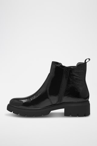 Bottines en cuir - Noir