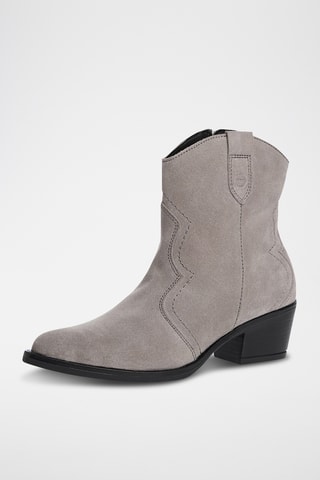 Bottines en nubuck - Gris